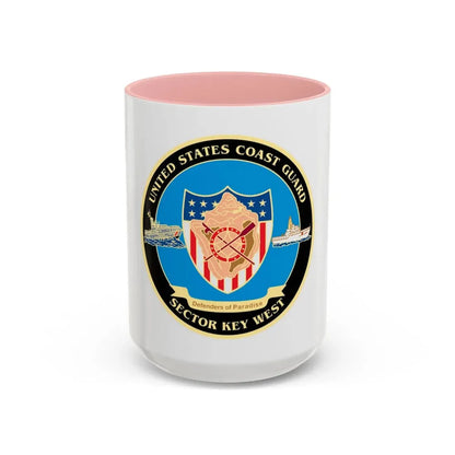 USCG Sector Key West   New 2006 (U.S. Coast Guard) Accent Coffee Mug 15oz Pink - Go Mug Yourself