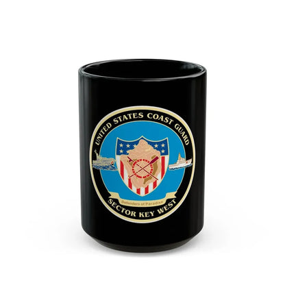 USCG Sector Key West   New 2006 (U.S. Coast Guard) Black Coffee Mug 15oz - Go Mug Yourself