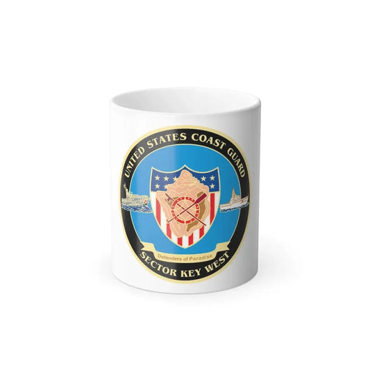 USCG Sector Key West New 2006 (U.S. Coast Guard) Color Changing Coffee Mug 11oz - Go Mug Yourself