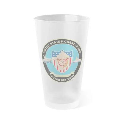 USCG Sector Key West   New 2006 (U.S. Coast Guard) Frosted Pint Glass 16oz Default Title - Go Mug Yourself