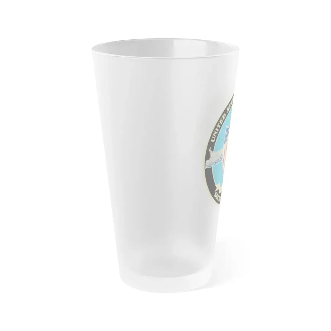 USCG Sector Key West   New 2006 (U.S. Coast Guard) Frosted Pint Glass 16oz - Go Mug Yourself