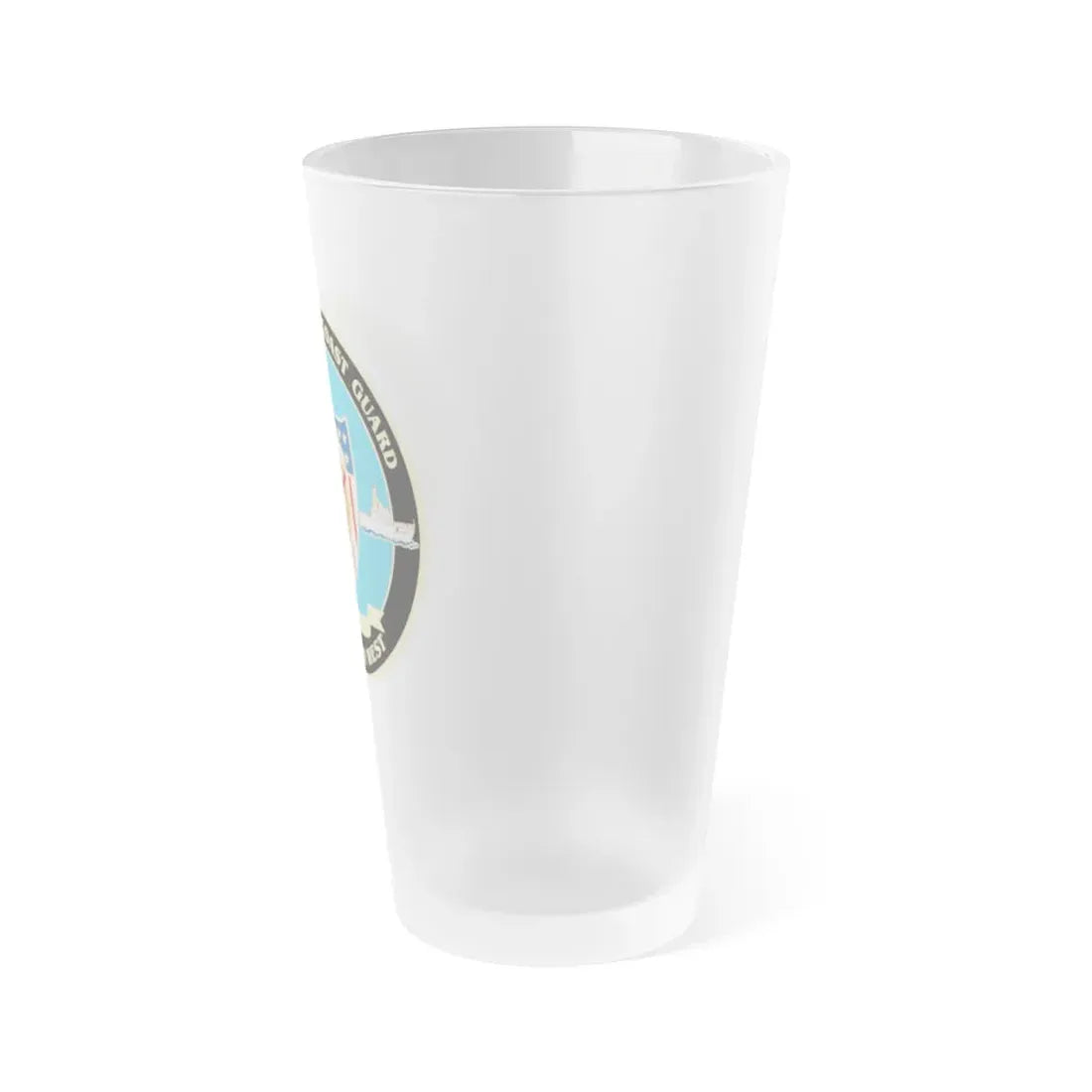 USCG Sector Key West   New 2006 (U.S. Coast Guard) Frosted Pint Glass 16oz - Go Mug Yourself