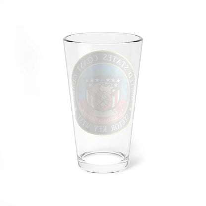 USCG Sector Key West (U.S. Coast Guard) Pint Glass 16oz-Go Mug Yourself