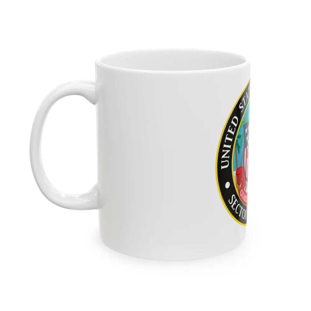 USCG Sector Key West (U.S. Coast Guard) White Coffee Mug-Go Mug Yourself