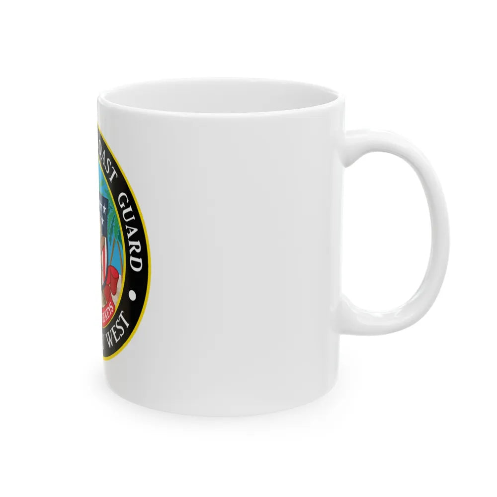 USCG Sector Key West (U.S. Coast Guard) White Coffee Mug-Go Mug Yourself