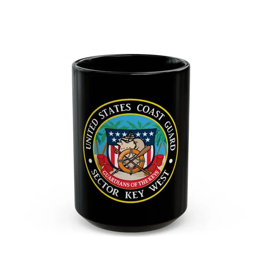 USCG Sector Key West (U.S. Coast Guard) Black Coffee Mug 15oz - Go Mug Yourself