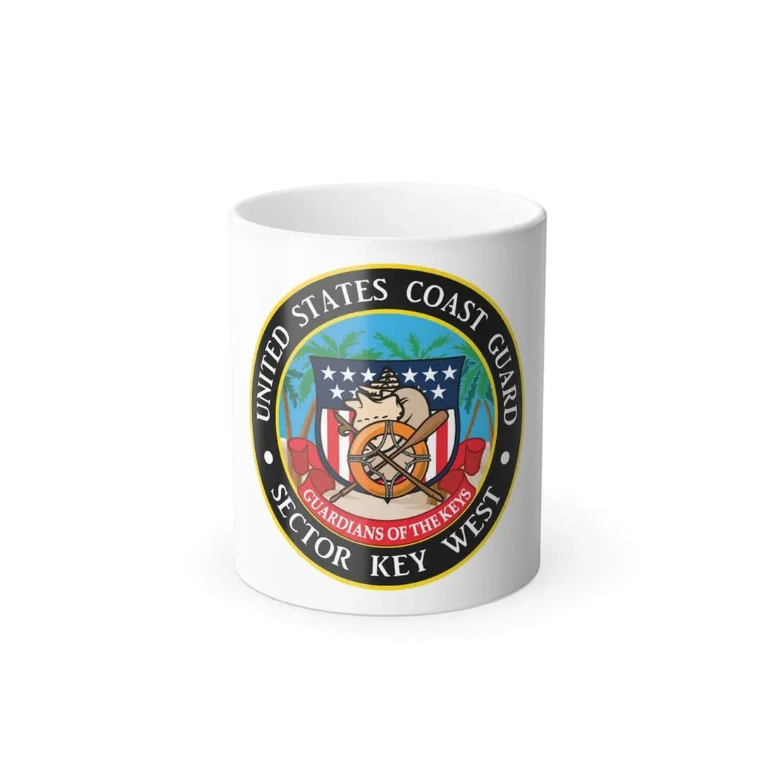 USCG Sector Key West (U.S. Coast Guard) Color Changing Coffee Mug 11oz - Go Mug Yourself