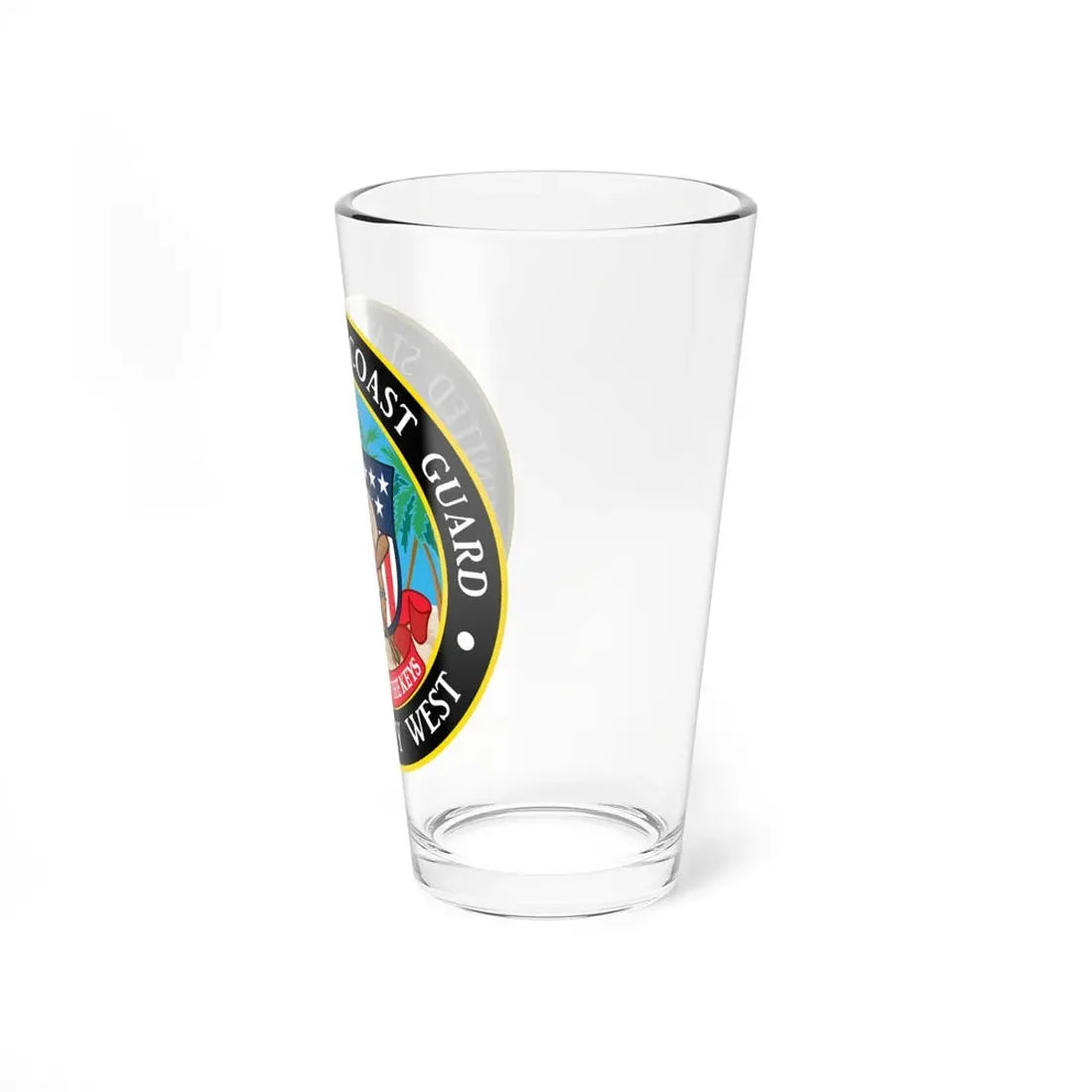 USCG Sector Key West (U.S. Coast Guard) Pint Glass 16oz - Go Mug Yourself
