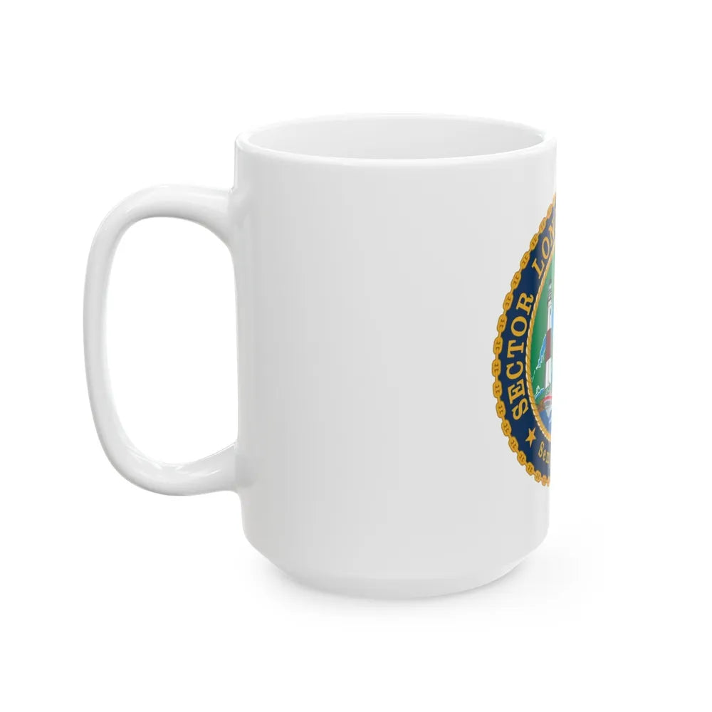 USCG Sector Long Island Sound (U.S. Coast Guard) White Coffee Mug-Go Mug Yourself