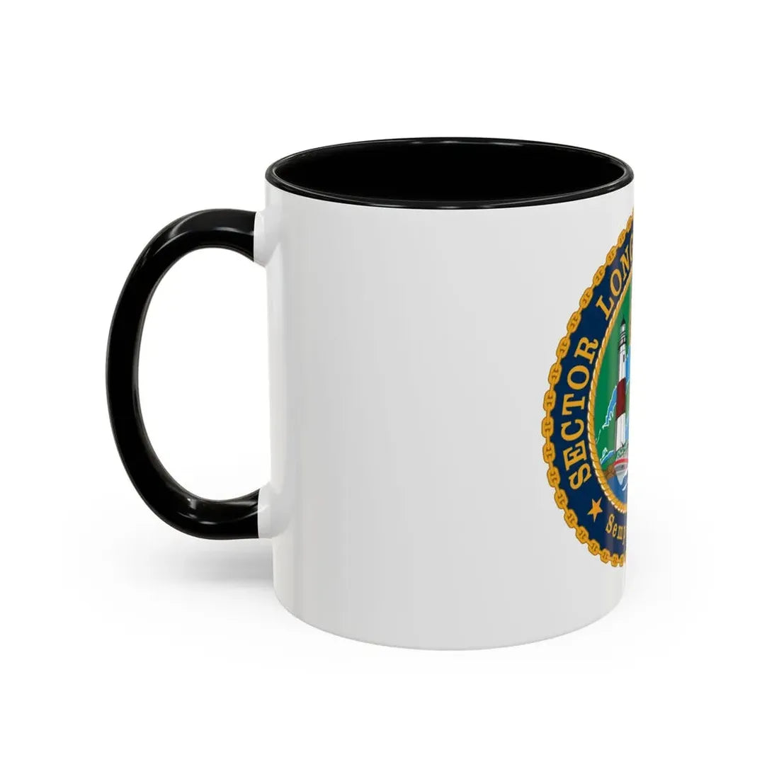 USCG Sector Long Island Sound (U.S. Coast Guard) Accent Coffee Mug - Go Mug Yourself