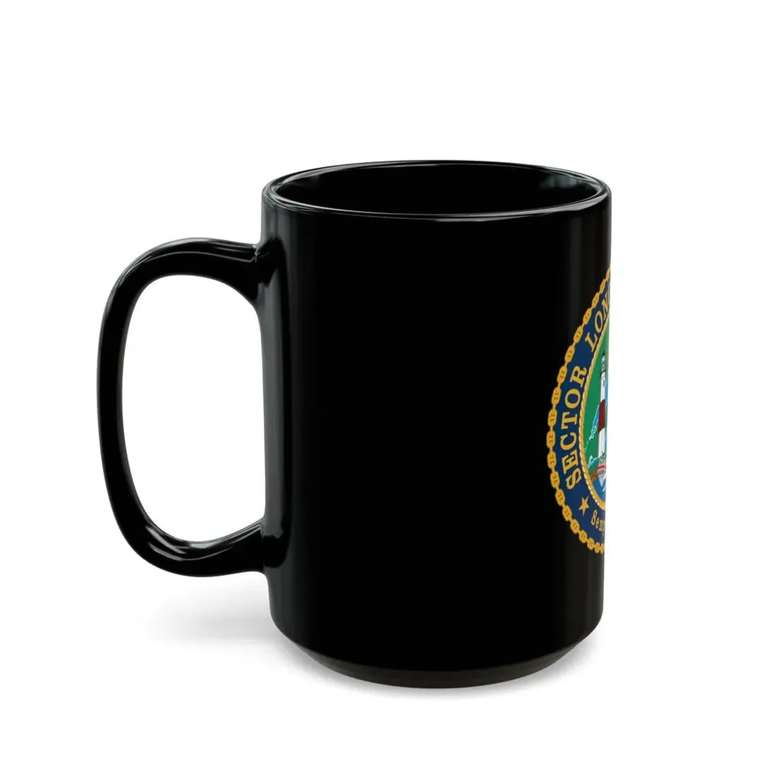 USCG Sector Long Island Sound (U.S. Coast Guard) Black Coffee Mug - Go Mug Yourself
