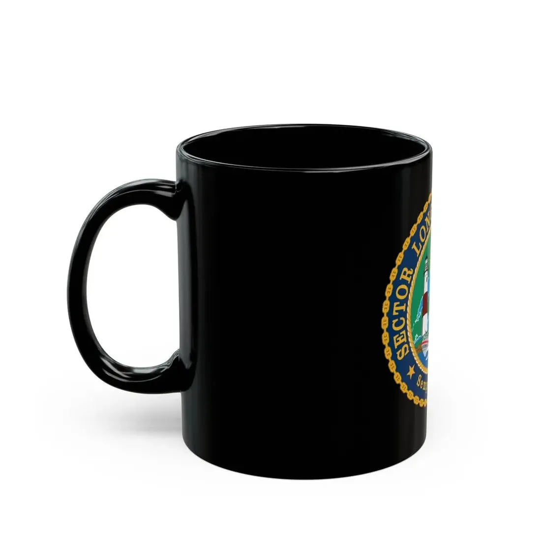 USCG Sector Long Island Sound (U.S. Coast Guard) Black Coffee Mug - Go Mug Yourself