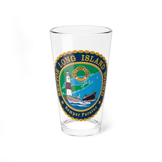 USCG Sector Long Island Sound (U.S. Coast Guard) Pint Glass 16oz 16oz - Go Mug Yourself