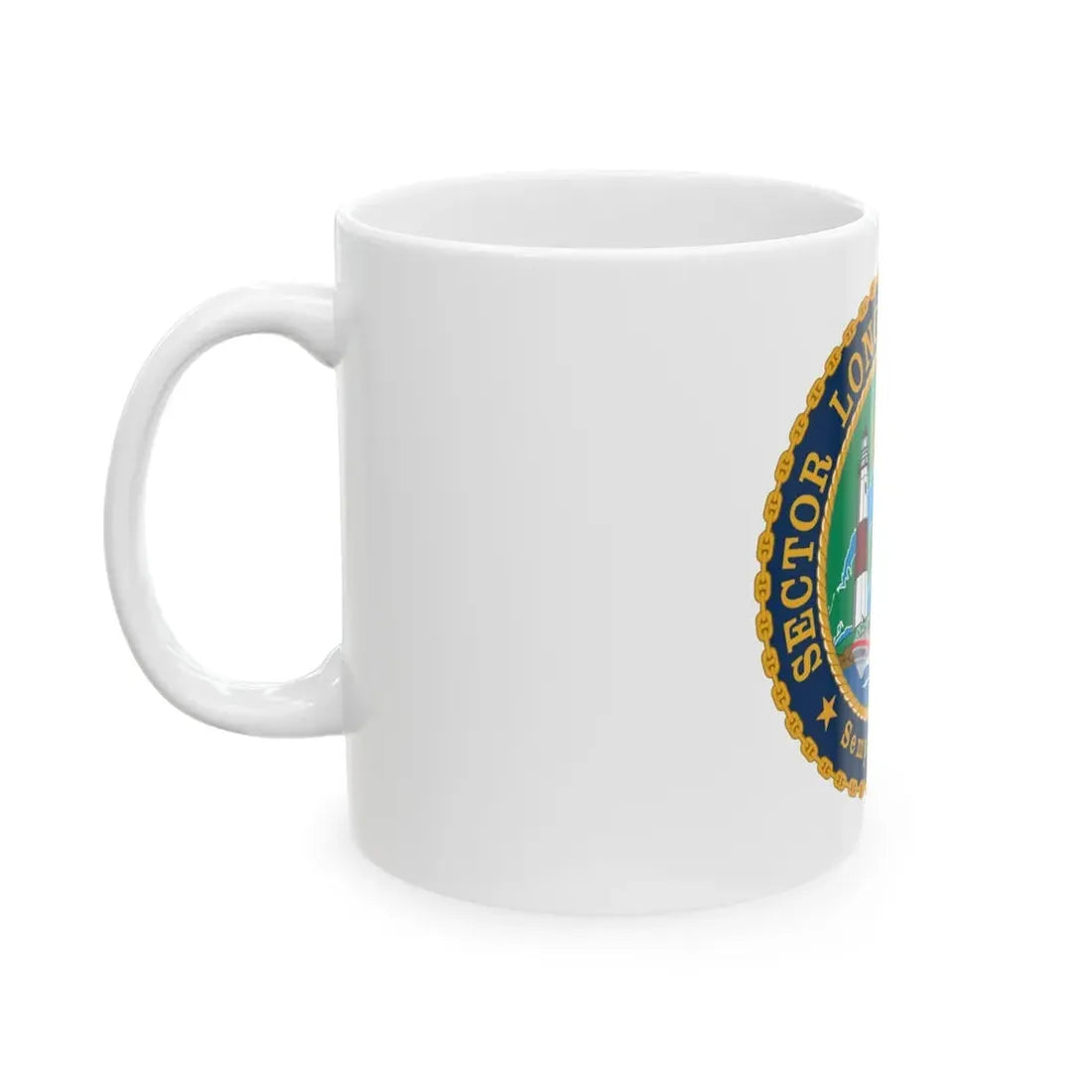 USCG Sector Long Island Sound (U.S. Coast Guard) White Coffee Mug - Go Mug Yourself