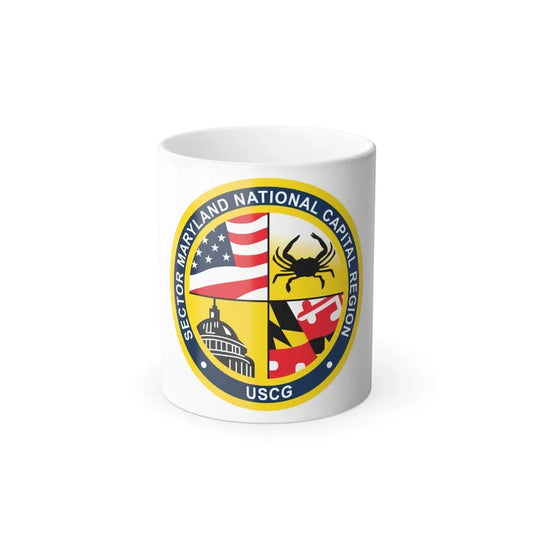 USCG Sector Maryland NRC (U.S. Coast Guard) Color Changing Coffee Mug 11oz - Go Mug Yourself