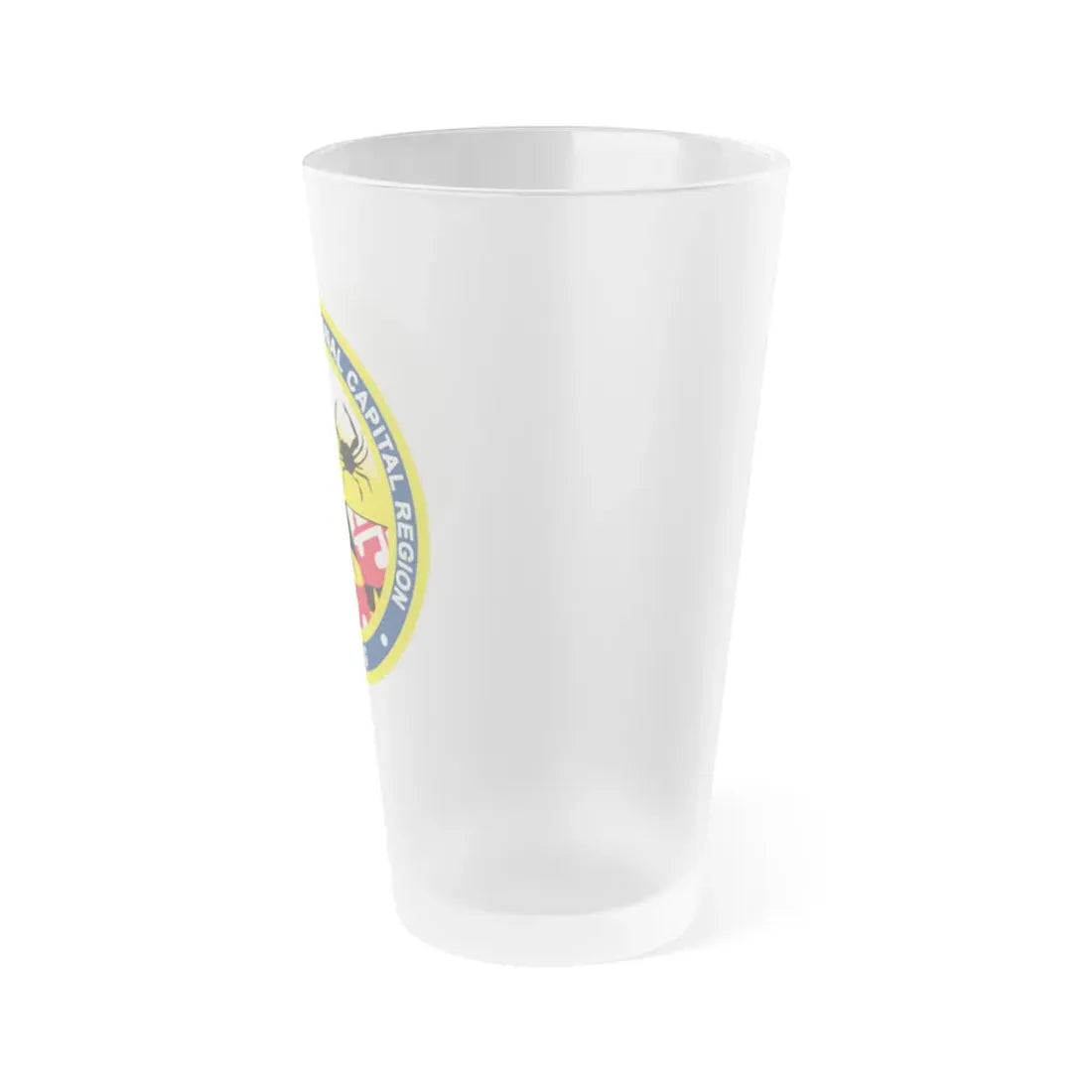 USCG Sector Maryland NRC (U.S. Coast Guard) Frosted Pint Glass 16oz - Go Mug Yourself