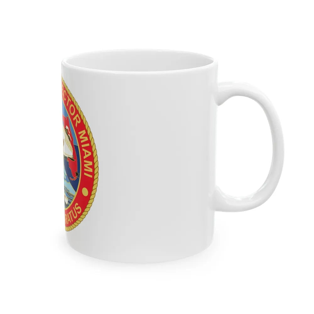 USCG Sector Miami (U.S. Coast Guard) White Coffee Mug-Go Mug Yourself