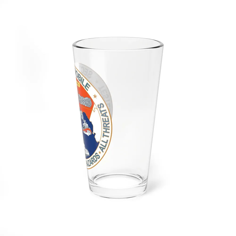 USCG Sector Mobile (U.S. Coast Guard) Pint Glass 16oz-Go Mug Yourself