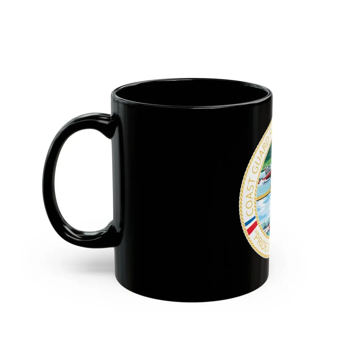 USCG Sector New Orleans   Pride of the Bayou (U.S. Coast Guard) Black Coffee Mug - Go Mug Yourself