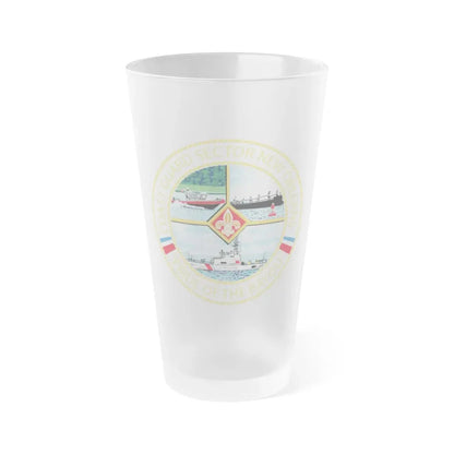 USCG Sector New Orleans   Pride of the Bayou (U.S. Coast Guard) Frosted Pint Glass 16oz Default Title - Go Mug Yourself