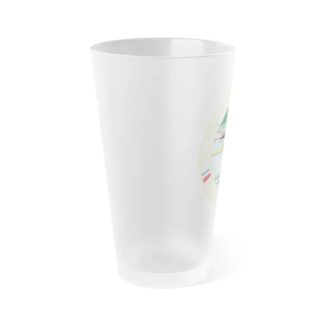 USCG Sector New Orleans   Pride of the Bayou (U.S. Coast Guard) Frosted Pint Glass 16oz - Go Mug Yourself