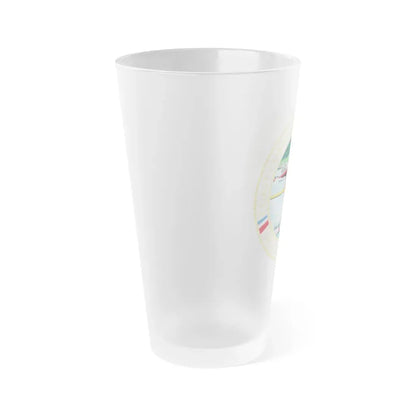 USCG Sector New Orleans   Pride of the Bayou (U.S. Coast Guard) Frosted Pint Glass 16oz - Go Mug Yourself