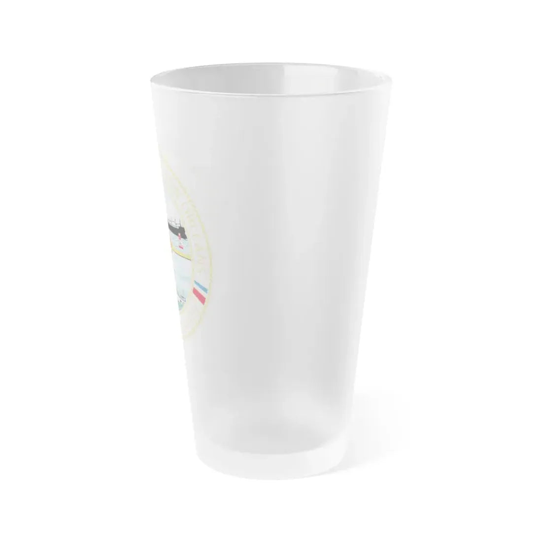 USCG Sector New Orleans   Pride of the Bayou (U.S. Coast Guard) Frosted Pint Glass 16oz - Go Mug Yourself