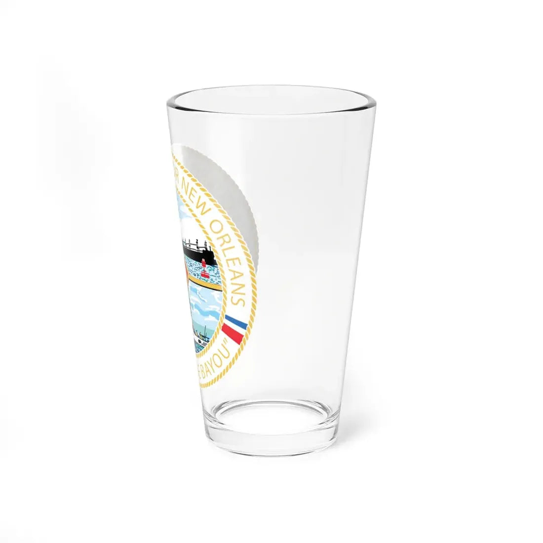 USCG Sector New Orleans   Pride of the Bayou (U.S. Coast Guard) Pint Glass 16oz - Go Mug Yourself