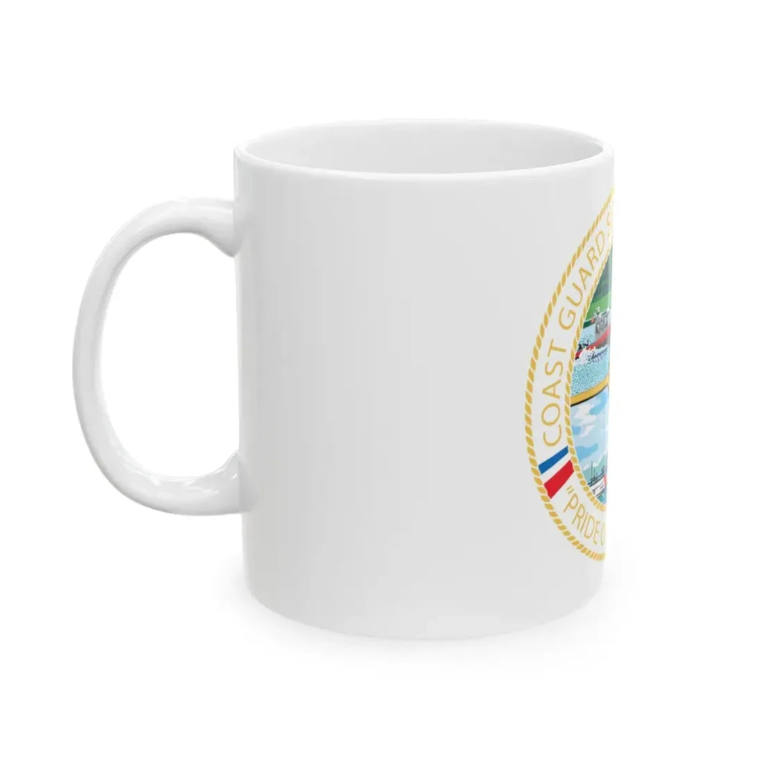 USCG Sector New Orleans   Pride of the Bayou (U.S. Coast Guard) White Coffee Mug - Go Mug Yourself