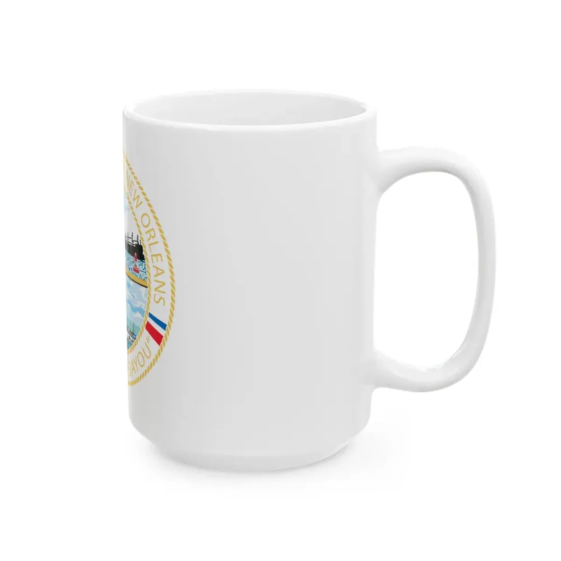 USCG Sector New Orleans   Pride of the Bayou (U.S. Coast Guard) White Coffee Mug - Go Mug Yourself