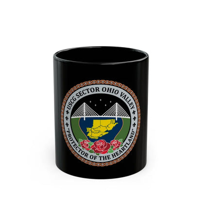 USCG SECTOR OHIO VALLEY (U.S. Coast Guard) Black Coffee Mug-11oz-Go Mug Yourself