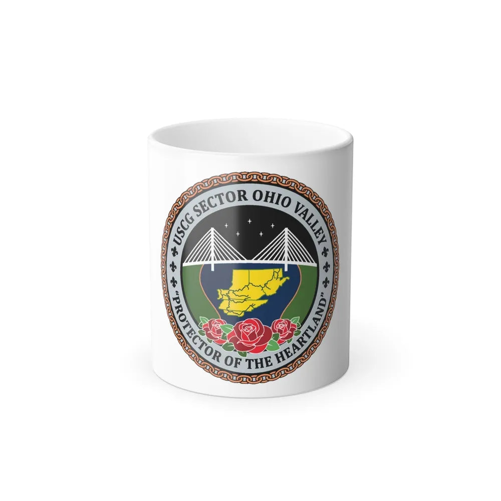 USCG SECTOR OHIO VALLEY (U.S. Coast Guard) Color Changing Mug 11oz-11oz-Go Mug Yourself