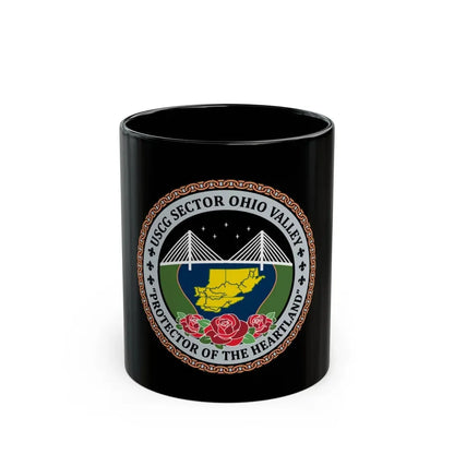 USCG SECTOR OHIO VALLEY (U.S. Coast Guard) Black Coffee Mug 11oz - Go Mug Yourself