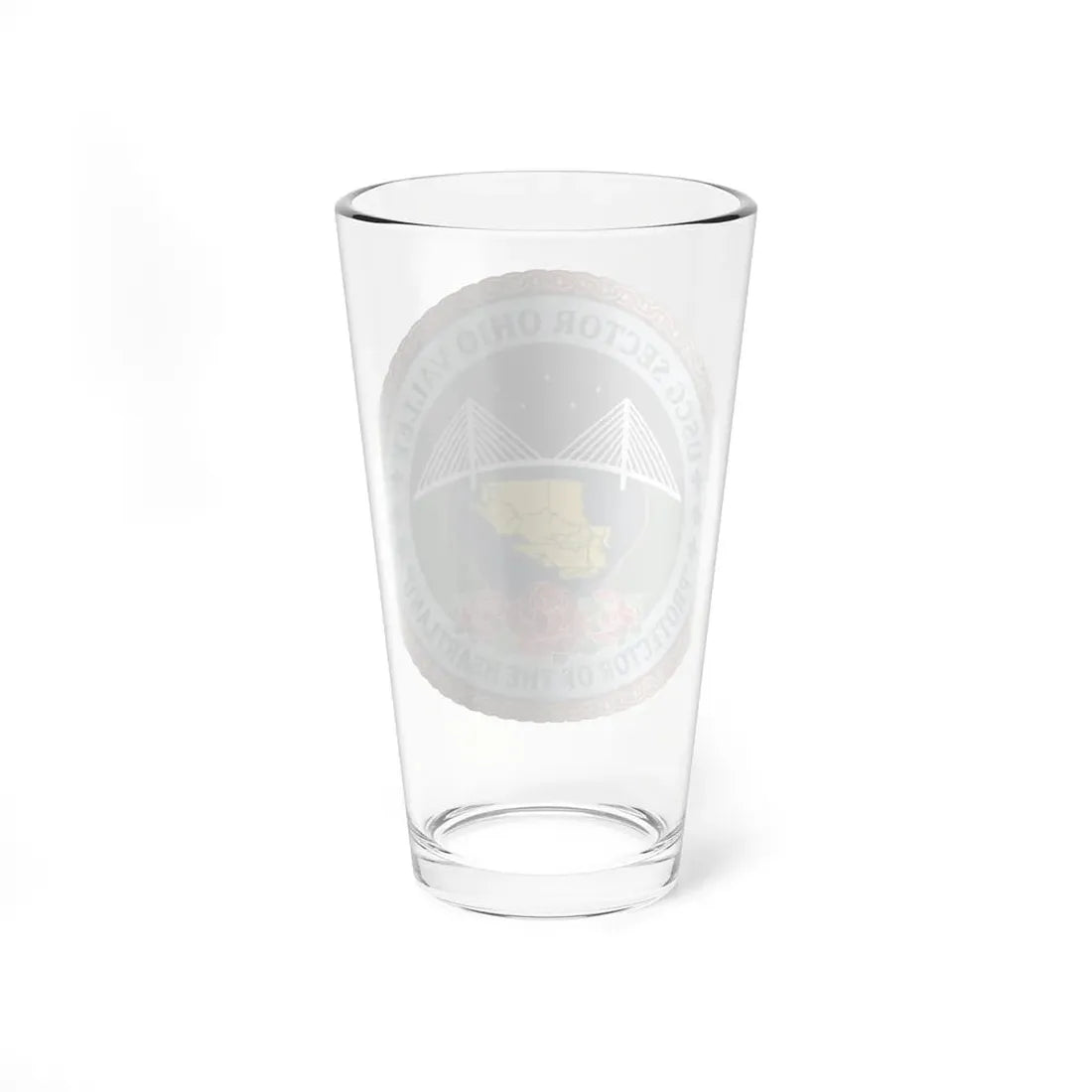 USCG SECTOR OHIO VALLEY (U.S. Coast Guard) Pint Glass 16oz - Go Mug Yourself