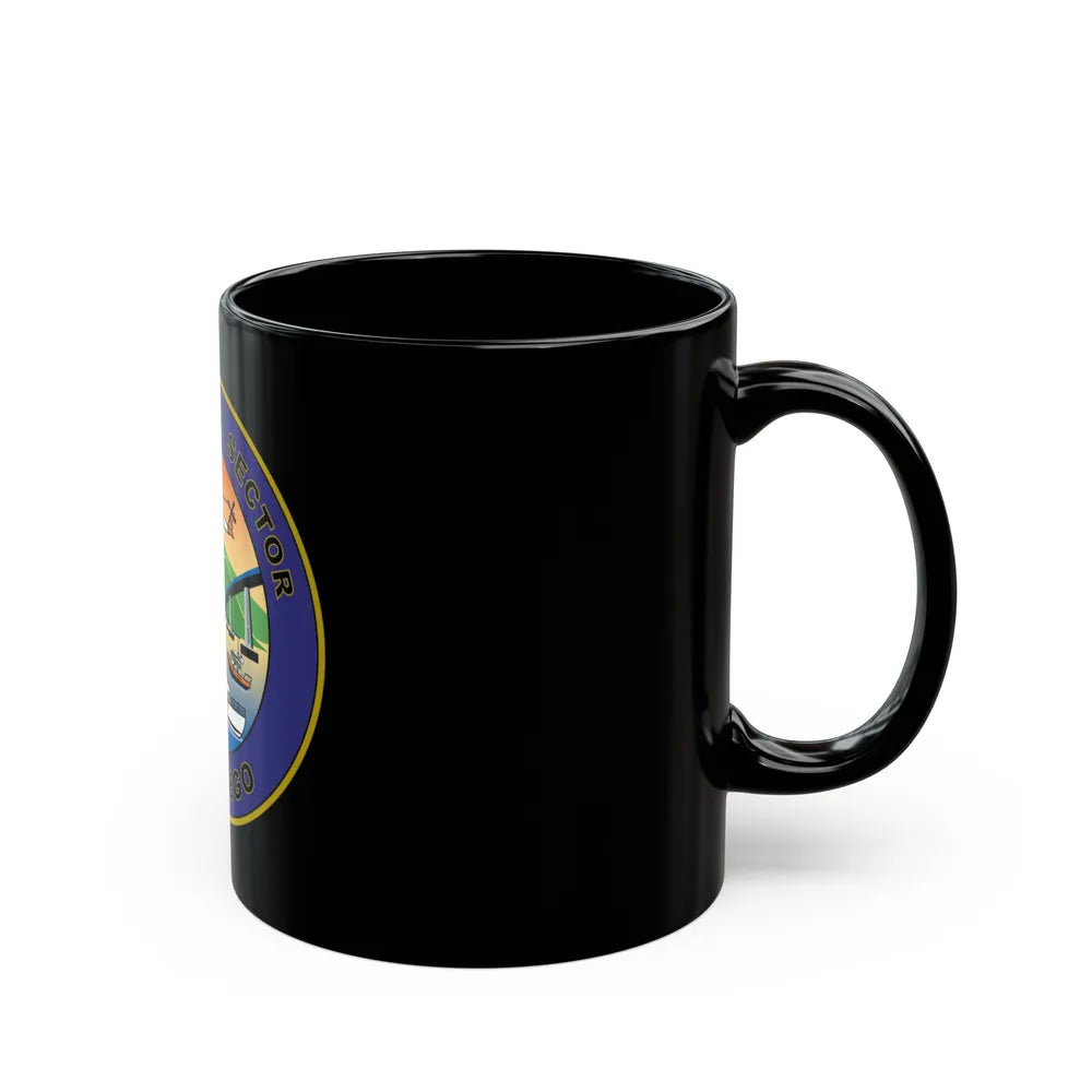 USCG Sector San Diego NEW 07 (U.S. Coast Guard) Black Coffee Mug-Go Mug Yourself