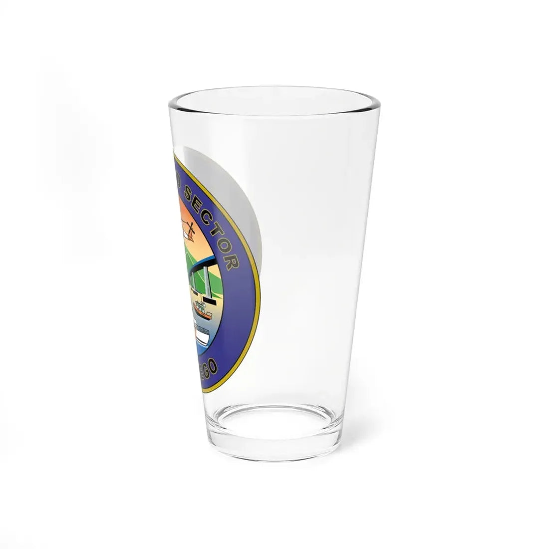 USCG Sector San Diego NEW 07 (U.S. Coast Guard) Pint Glass 16oz - Go Mug Yourself