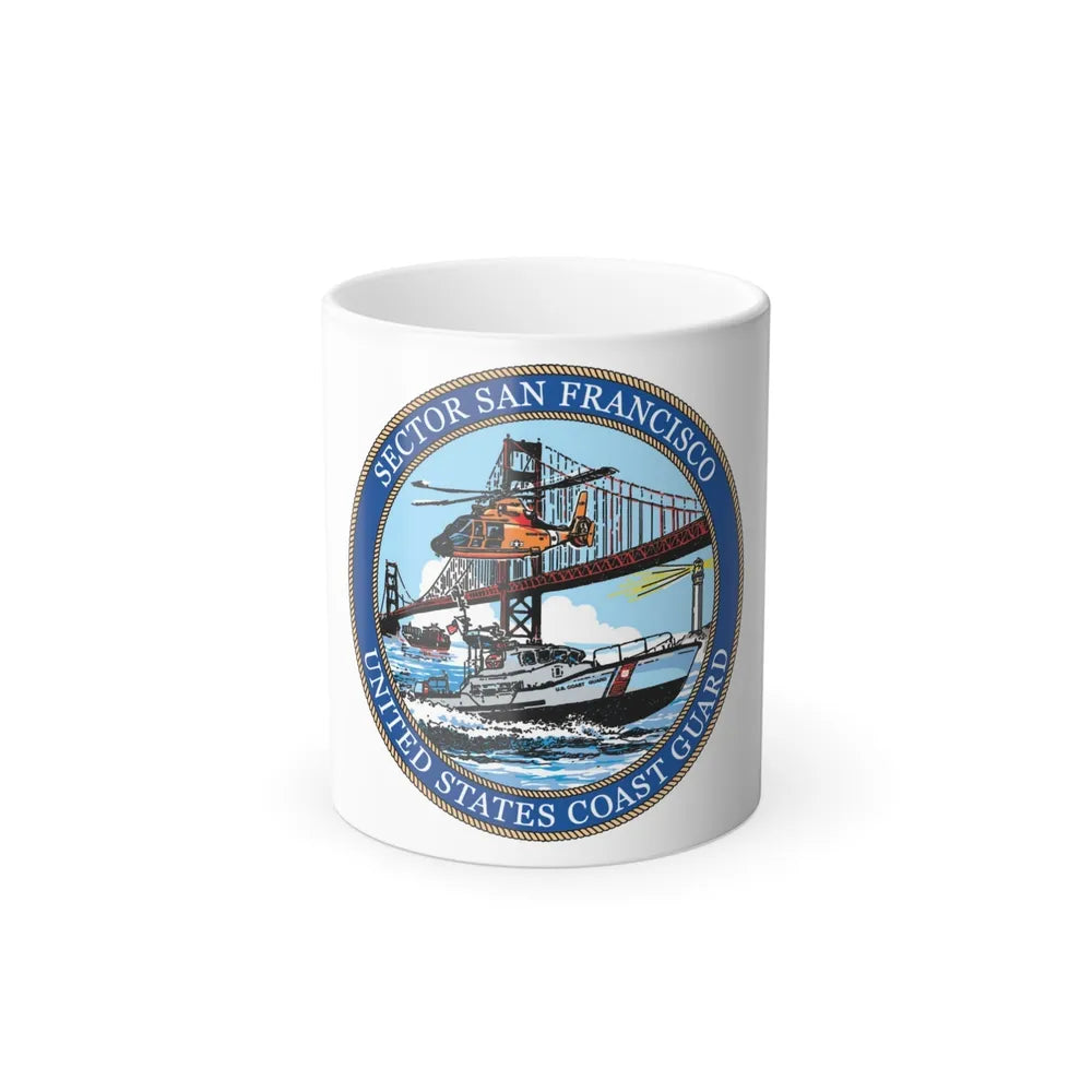 USCG Sector San Francisco (U.S. Coast Guard) Color Changing Mug 11oz-11oz-Go Mug Yourself
