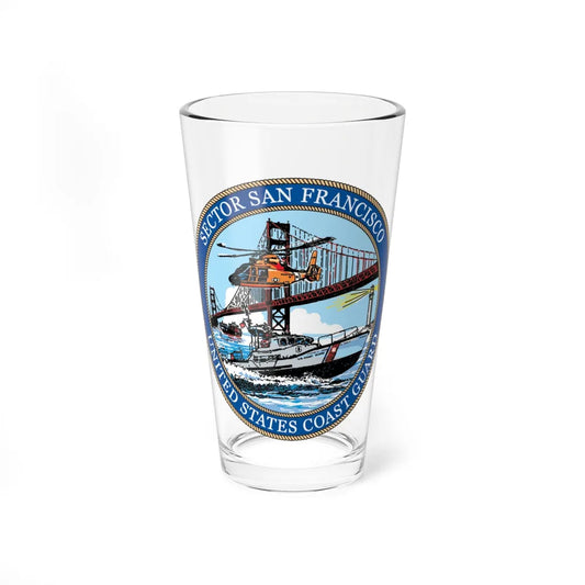 USCG Sector San Francisco (U.S. Coast Guard) Pint Glass 16oz-16oz-Go Mug Yourself