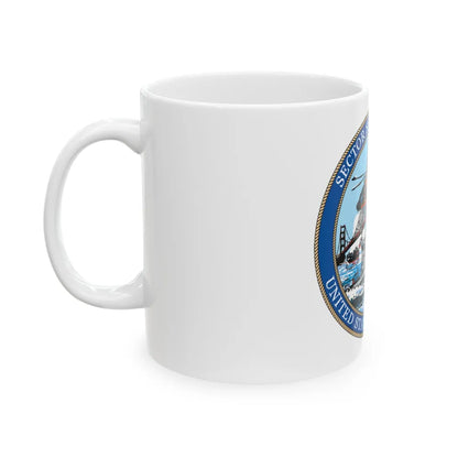 USCG Sector San Francisco (U.S. Coast Guard) White Coffee Mug-Go Mug Yourself