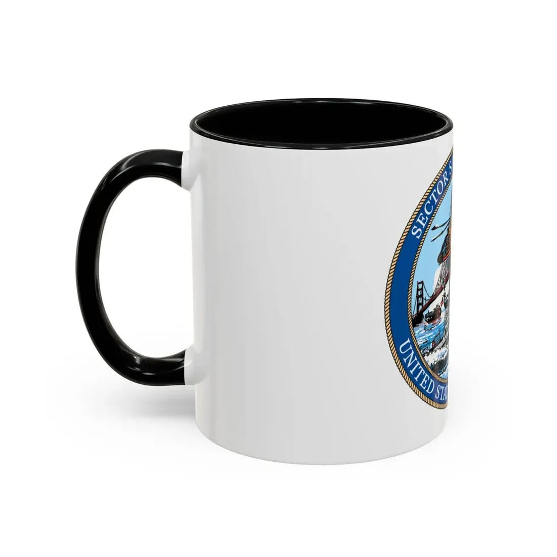 USCG Sector San Francisco (U.S. Coast Guard) Accent Coffee Mug - Go Mug Yourself