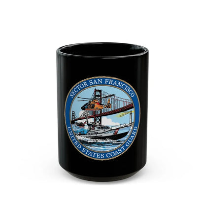 USCG Sector San Francisco (U.S. Coast Guard) Black Coffee Mug - Go Mug Yourself