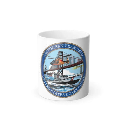 USCG Sector San Francisco (U.S. Coast Guard) Color Changing Coffee Mug 11oz - Go Mug Yourself
