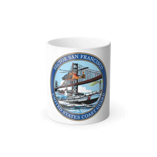 USCG Sector San Francisco (U.S. Coast Guard) Color Changing Coffee Mug 11oz - Go Mug Yourself