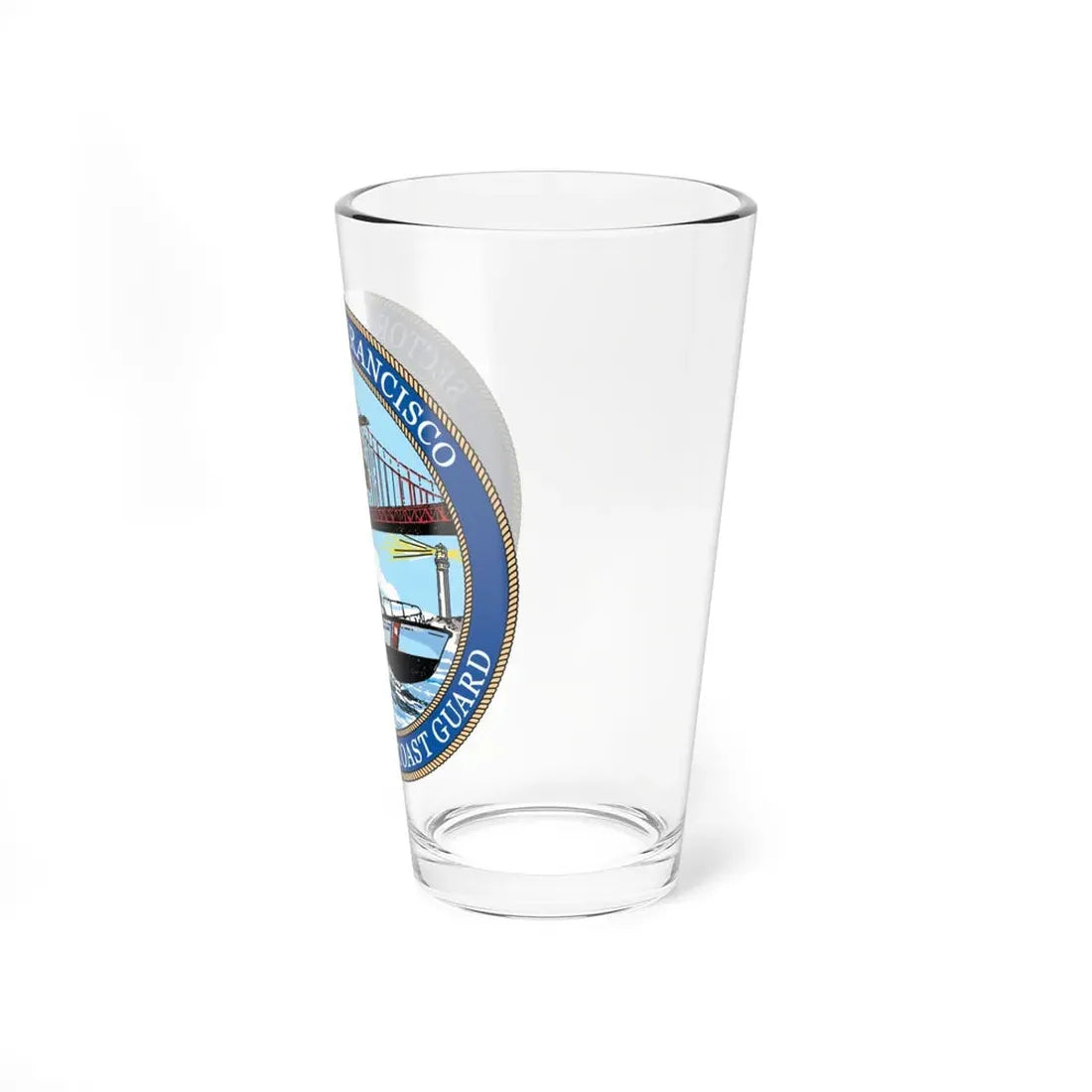 USCG Sector San Francisco (U.S. Coast Guard) Pint Glass 16oz - Go Mug Yourself