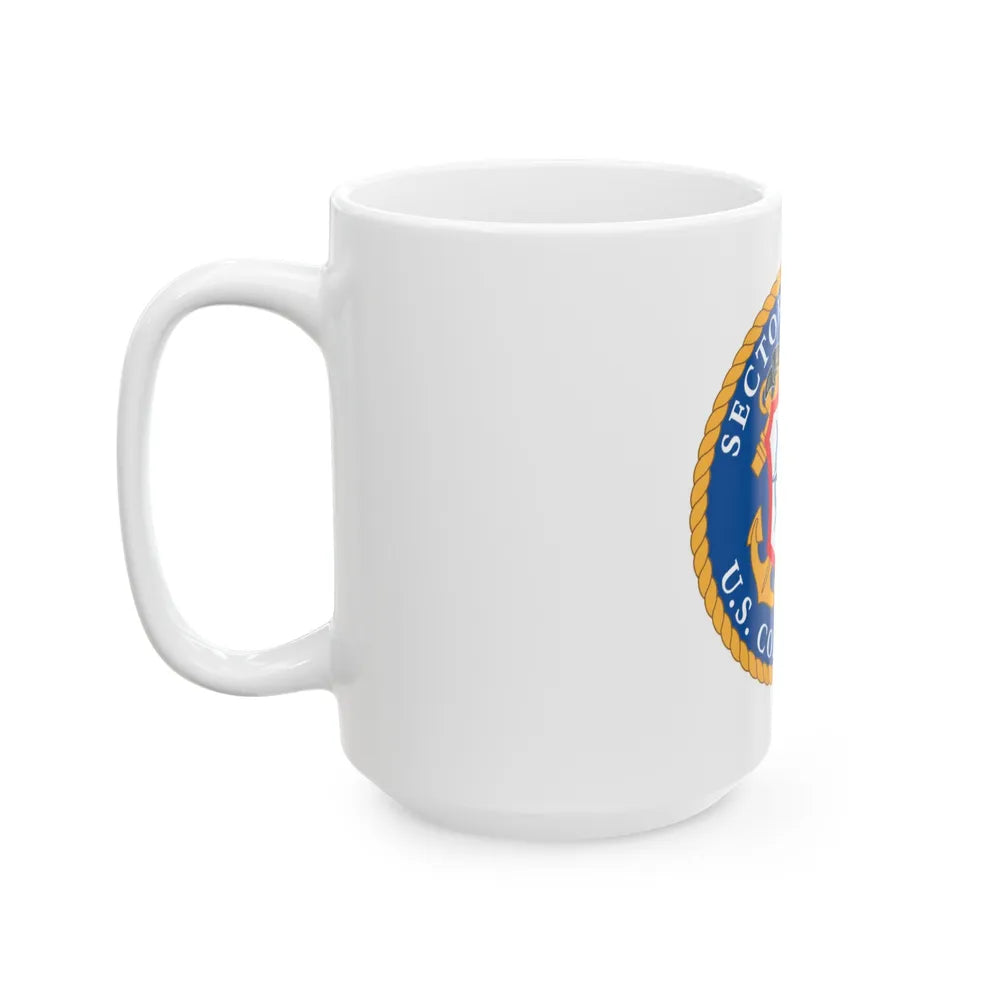 USCG Sector San Juan (U.S. Coast Guard) White Coffee Mug-Go Mug Yourself