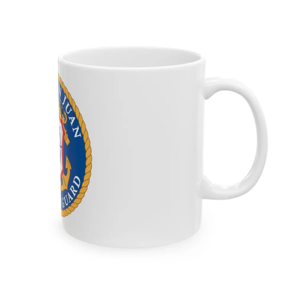 USCG Sector San Juan (U.S. Coast Guard) White Coffee Mug-Go Mug Yourself