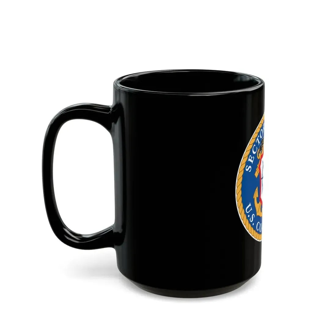 USCG Sector San Juan (U.S. Coast Guard) Black Coffee Mug - Go Mug Yourself