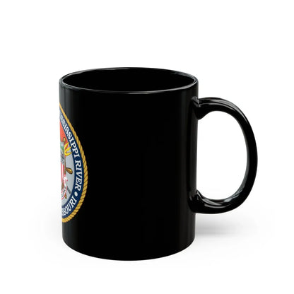 USCG Sector Upper Mississippi River (U.S. Coast Guard) Black Coffee Mug-Go Mug Yourself