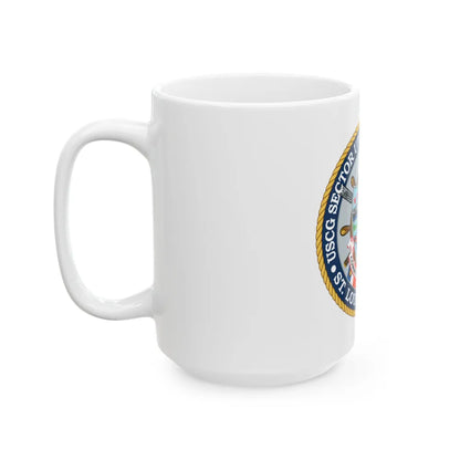 USCG Sector Upper Mississippi River (U.S. Coast Guard) White Coffee Mug-Go Mug Yourself