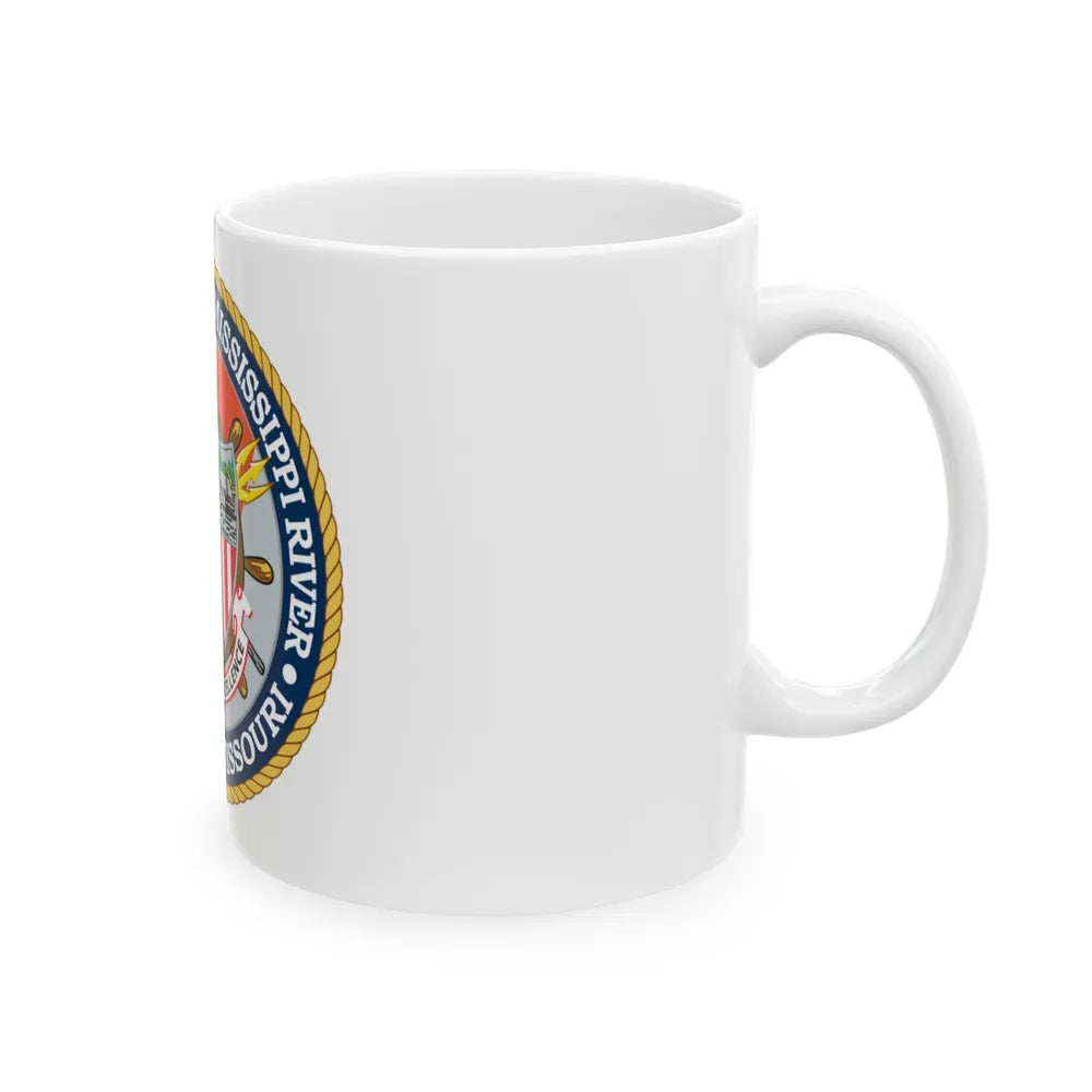 USCG Sector Upper Mississippi River (U.S. Coast Guard) White Coffee Mug-Go Mug Yourself